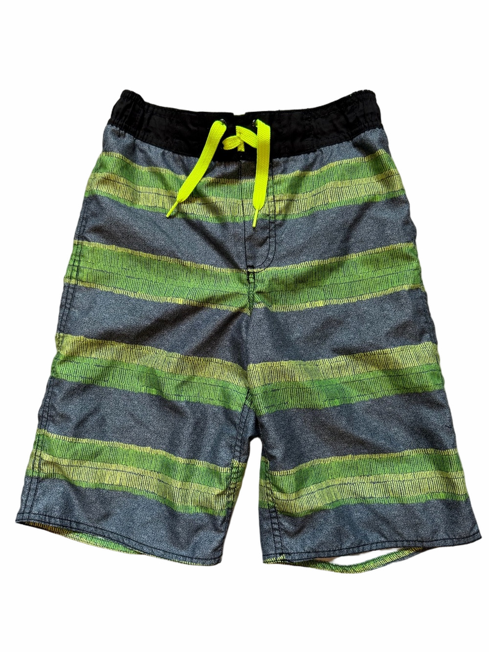 Old Navy Swim Suit Boy Large 10/12 Trunks Drawstrings Waist Lessons Beach Vacay
